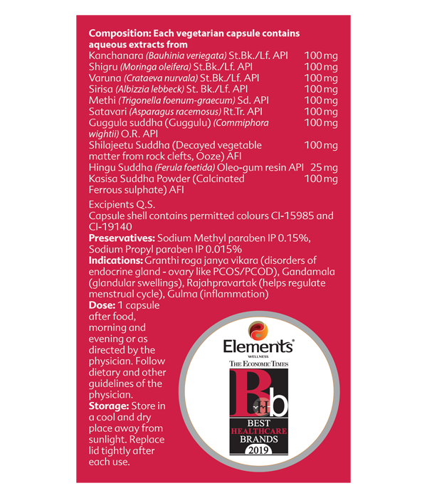 Elements Wellness Cyclova 30 Capsules