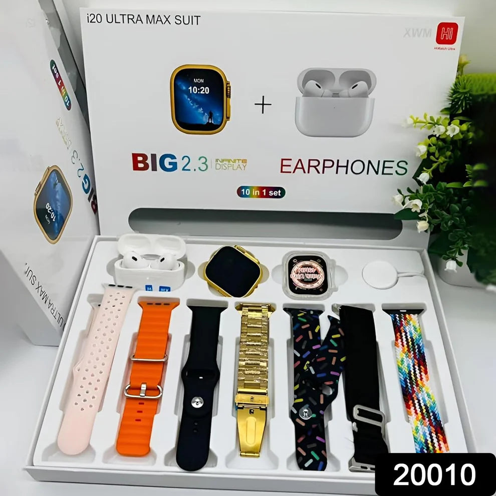 10 in 1 Set Ultra 2 Smart Bluetooth Calling Smart watch