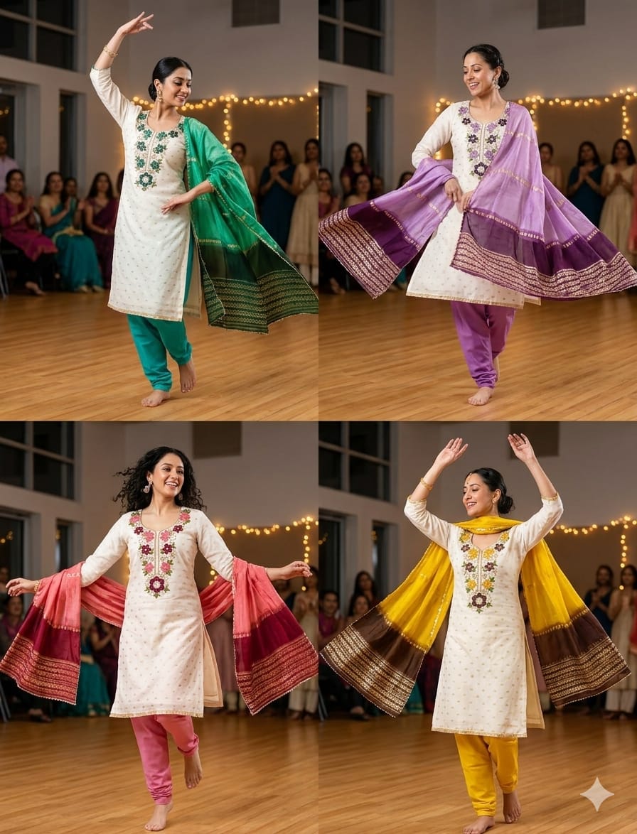 ANANYA Modal Bits Kodding Work Dress Material