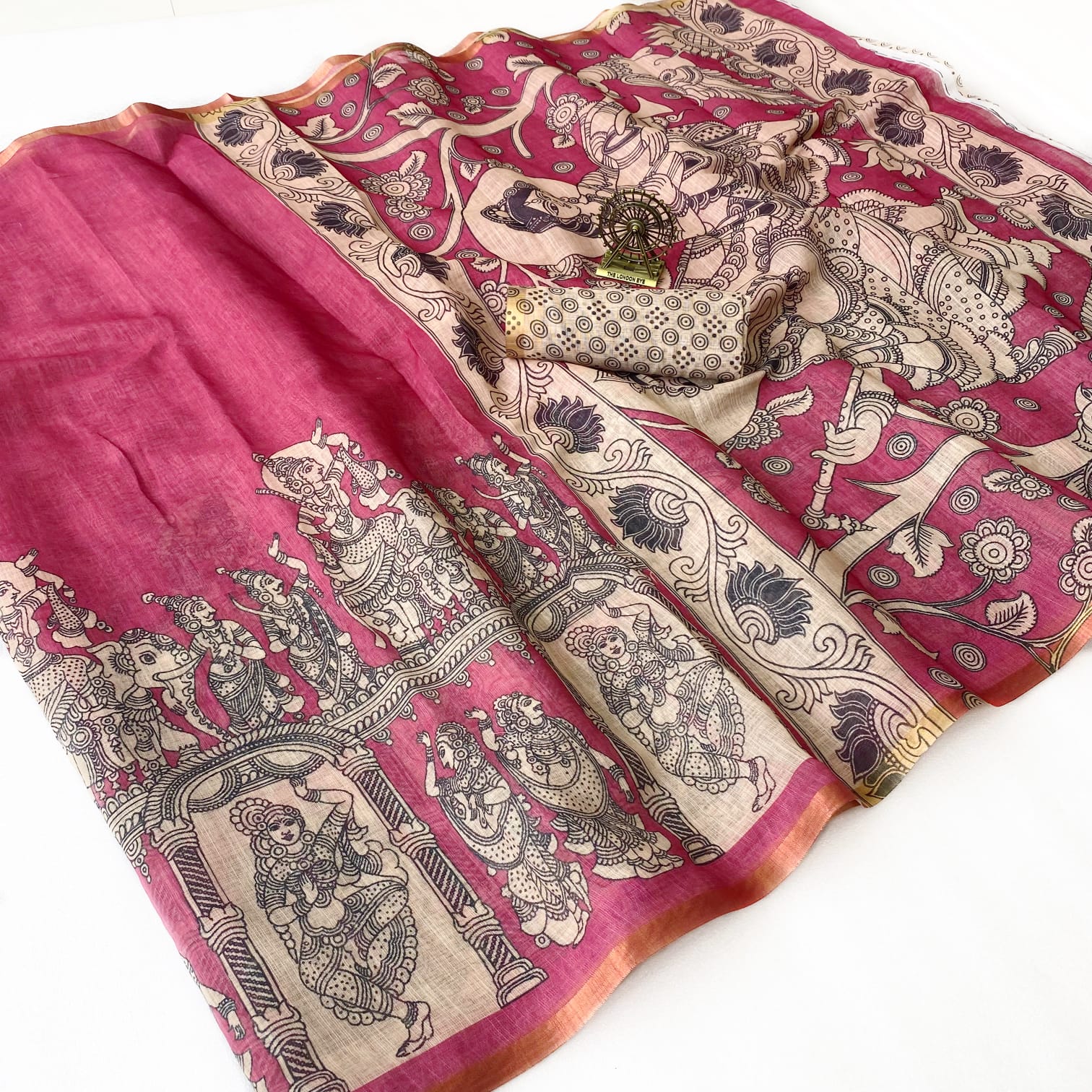 Premium Linen Cotton Saree
