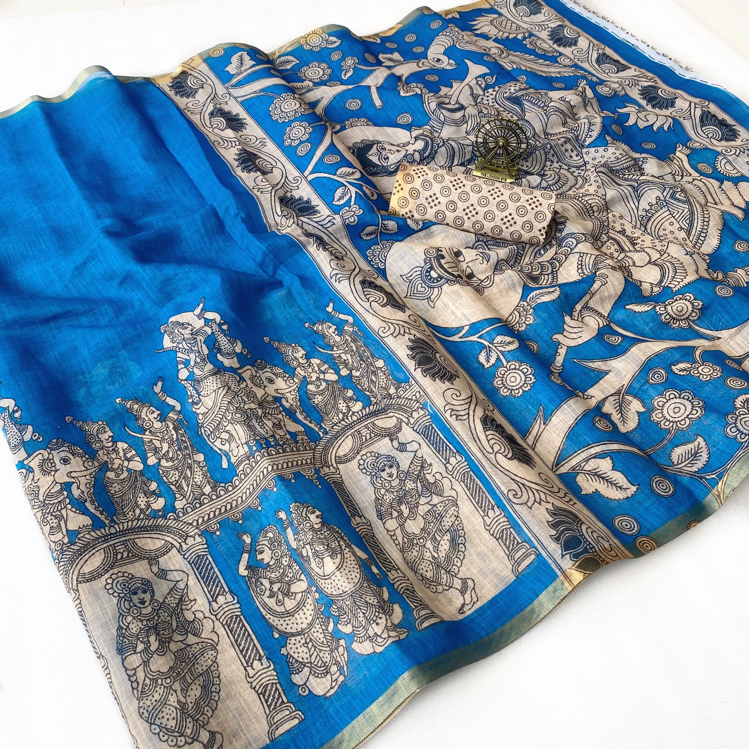 Premium Linen Cotton Saree