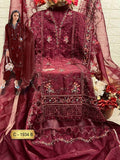 Rosemeen 1934 Organza Embroidered Salwar Suit Set with Hand Work